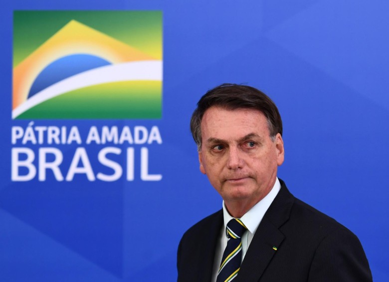 Presidente de Brasil Jair Bolsonaro. FOTO: AFP