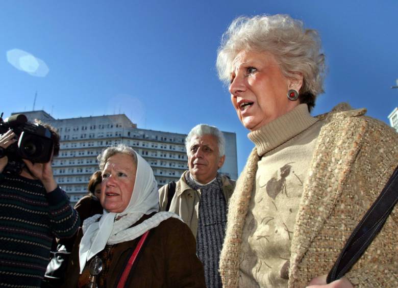 Estela Carlotto ha sido pilar en la organización de las Abuelas de la Plaza de Mayo. FOTO archivo