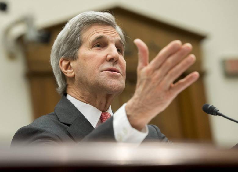 El secretario de Estado de Estados Unidos, John Kerry, anunció este jueves que podría reunirse con los delegados del proceso de paz en los próximos días. FOTO AFP