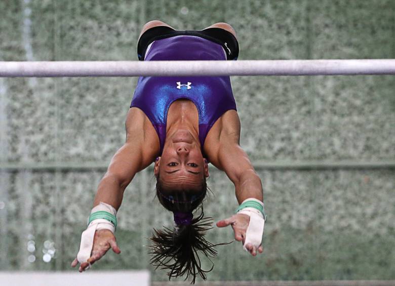 La gimnasta antioqueña Catalina Escobar logró el cupo 120 para Colombia en Río 2016. FOTO ARCHIVO