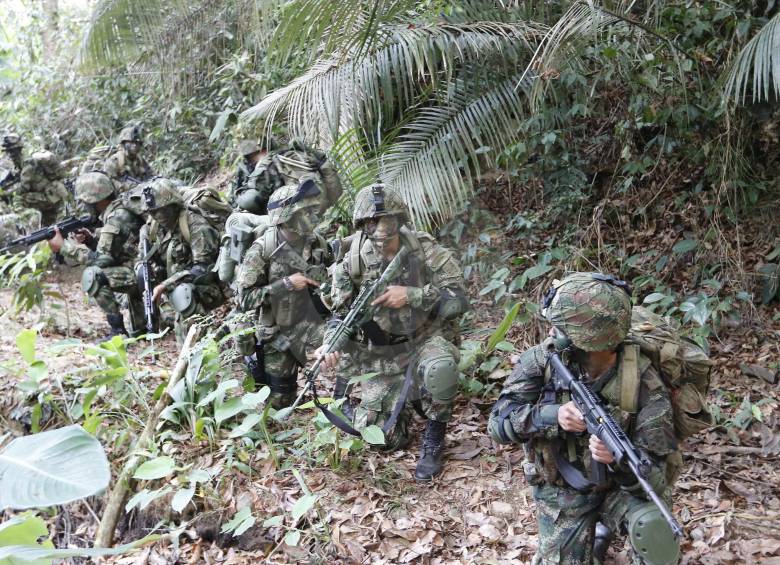 1.500 militares llegaron a reforzar la Operación Agamenón 2, con la que se busca desmantelar al Clan del Golfo. También se producen otros esfuerzos contra las otras bacrim. FOTO Donaldo Zuluaga