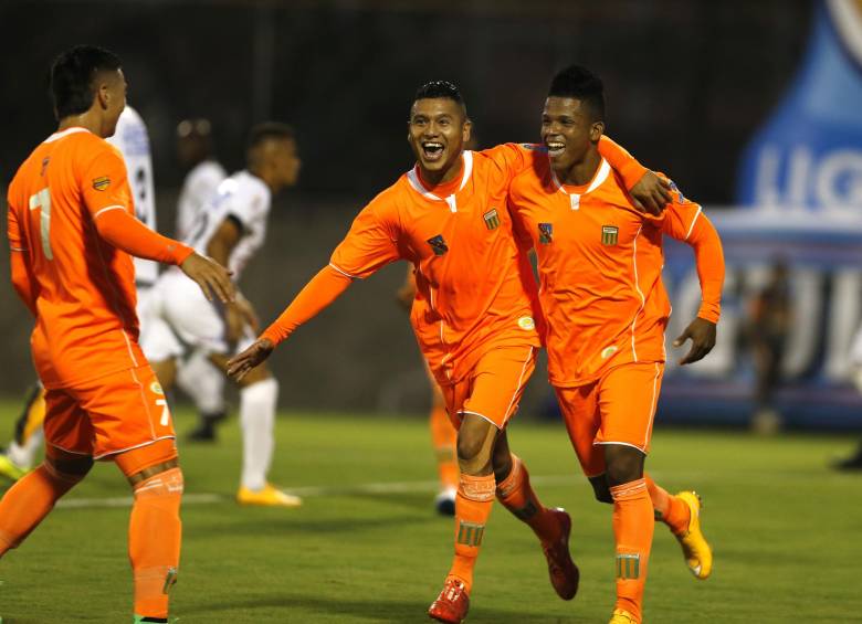 Envigado continúa sus festejos en la Liga. FOTO Juan A. Sánchez