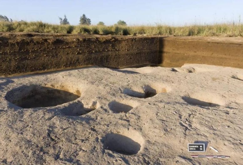 Excavaciones en la antigua ciudad en el delta del Nilo, Egipto. Foto Ministerio de Antigüedades de Egipto