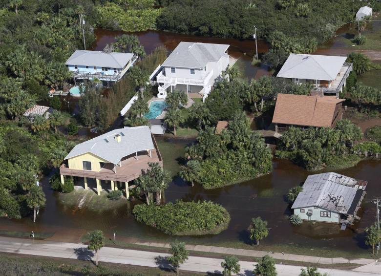 El huracán Matthew ha dejado a su paso inundaciones en el sur de Estados Unidos. FOTO AP
