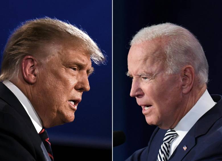 El debate de Donald Trump y Joe Biden está programado para el jueves 15 de octubre. FOTOS AFP