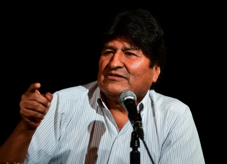 La Fiscalía boliviana emitió este miércoles una orden de detención contra el expresidente Evo Morales, a quien el Gobierno interino de Jeanine Áñez ha acusado de supuestos delitos de sedición y terrorismo. Foto: AFP. 