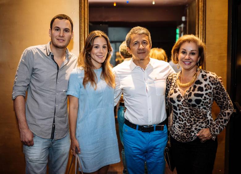 Simón Echavarría, Estefanía Ocampo, Jesús Ocampo y Diana Gómez. Foto Cámara Lúcida.