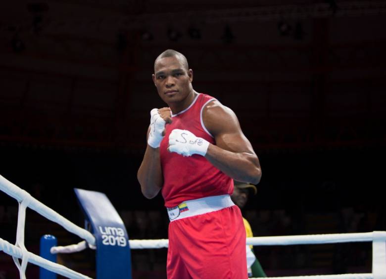 Cristian Salcedo tendrá la oportunidad de darle hoy, en Lima, el primer oro a Colombia en boxeo. FOTO cortesía coc 