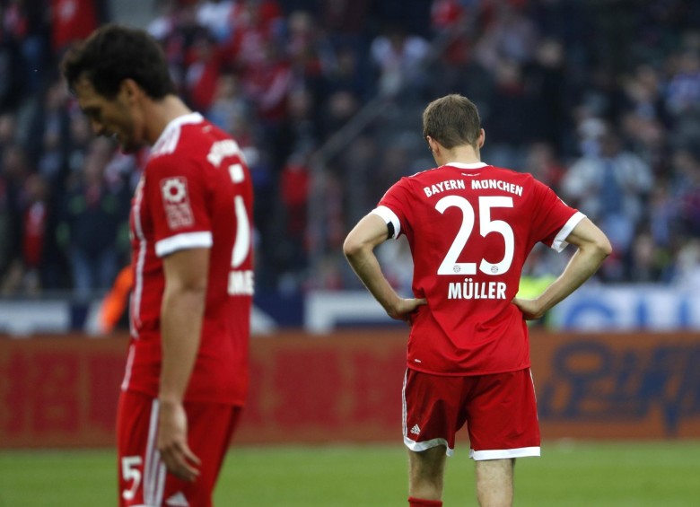 Resignación en el Bayern por un nuevo empate en Bundesliga. FOTO EFE