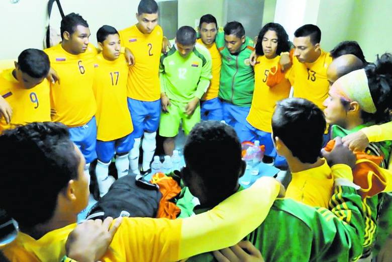 Para la selección de los jugadores, se realizó el torneo nacional Más allá del Balón, en Bogotá. Fotos cortesía