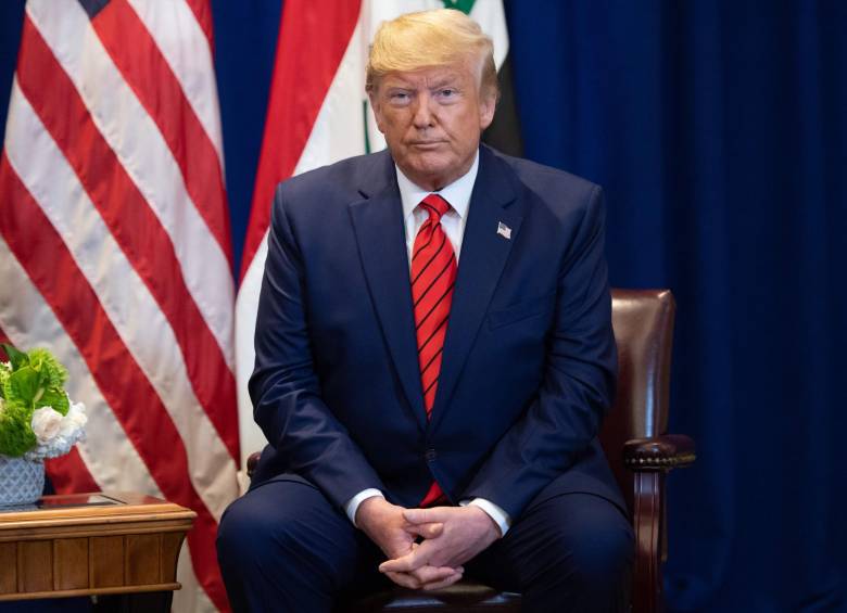 Trump se enfrente a un posible juicio político por una llamada al presidente de Ucrania. Foto: AFP
