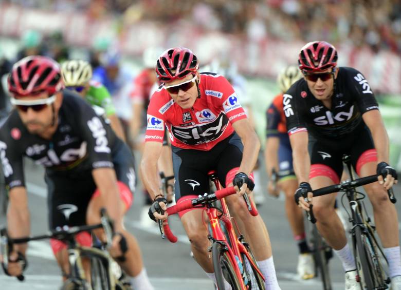El ciclista británico utilizó el doble de la dosis permitida de salbutamol en la etapa 18 de la Vuelta a España. FOTO AFP