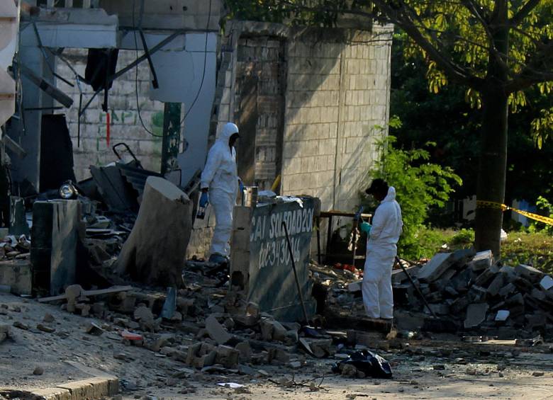 Aunque en principio se creyó que serían retaliaciones por golpes contra bandas delincuenciales en el Atlántico, la segunda hipótesis que toma fuerza es que el Eln sería el responsable de los tres atentados ocurridos el fin de semana. FOTO COLPRENSA