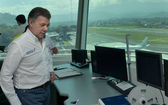 El Jefe de Estado inaugurará las obras en el Aeropuerto Olaya Herrera a las 12:30 pm. FOTO ARCHIVO