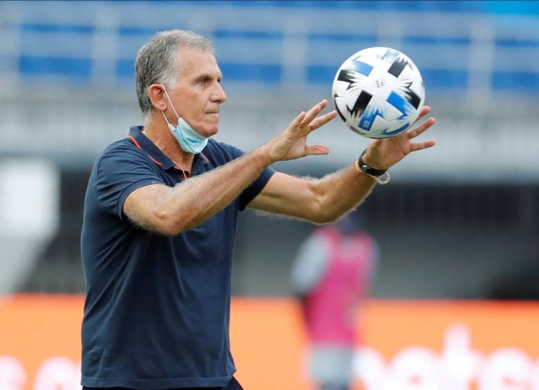 Carlos Queiroz, entrenador de la Selección Colombia. FOTO EFE