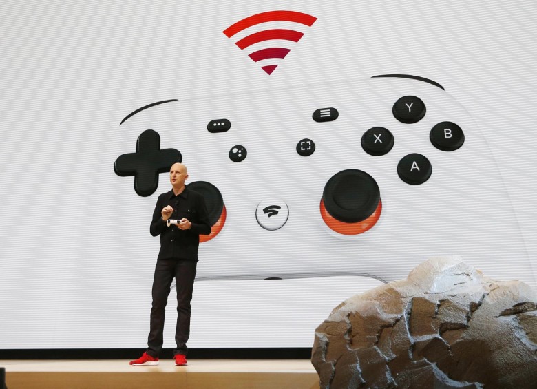 Phil Harrison, vicepresidente y mánager general de Google presentó la nueva herramienta Stadia. FOTO REUTERS