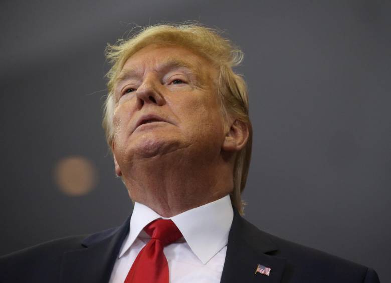 El presidente estadounidense Donald Trump, ya ha tomado medidas que han perjudicado a familiares de Nicolás Maduro. FOTO REUTERS