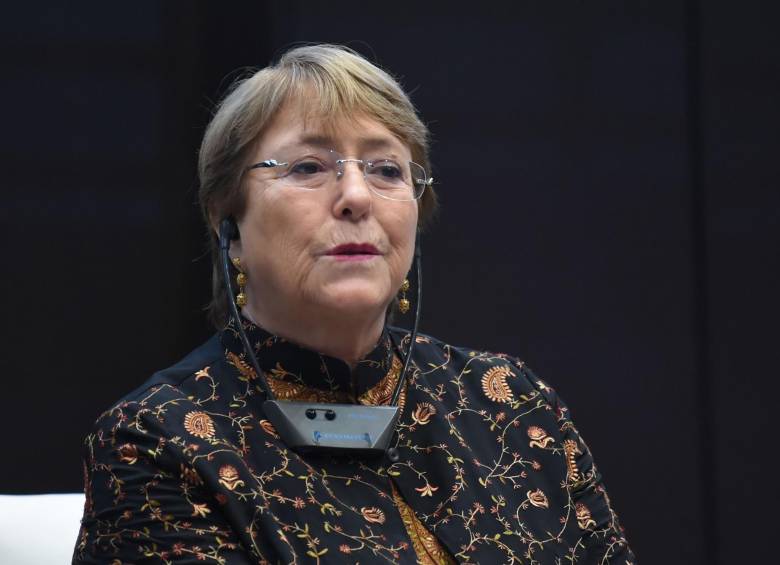 Michelle Bachelet, Alta Comisionada de Naciones Unidas para los Derechos Humanos. FOTO: AFP