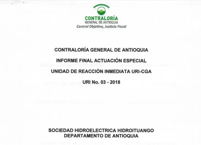 Tras filtración de audio del contralor, gobernador reveló auditoría sobre Hidroituango