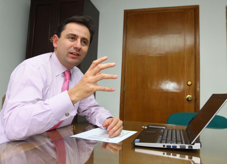 Orlando Forero, presidente de la junta directiva de Asobancaria. FOTO Javier Jiménez Corzo