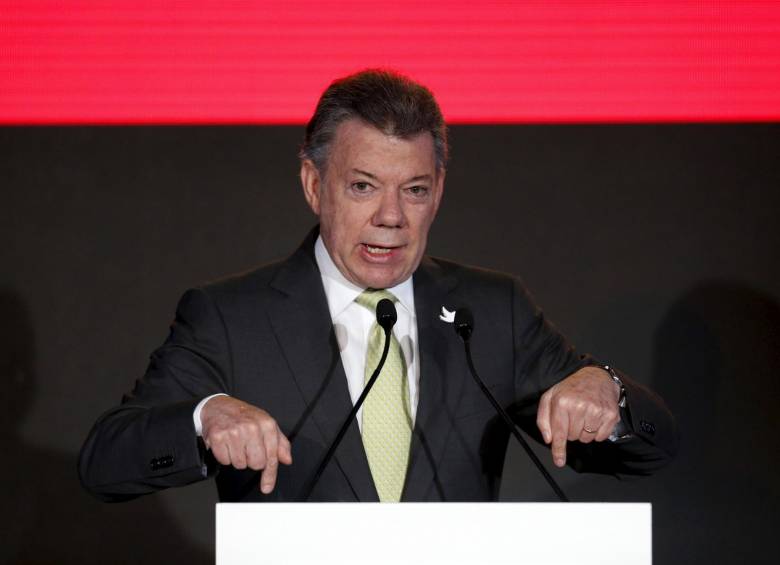 Las Farc tienen que entender que es imposible una amnistía como en décadas pasadas “no es aceptable”, sostuvo el presidente de Colombia, Juan Manuel Santos. FOTO REUTERS