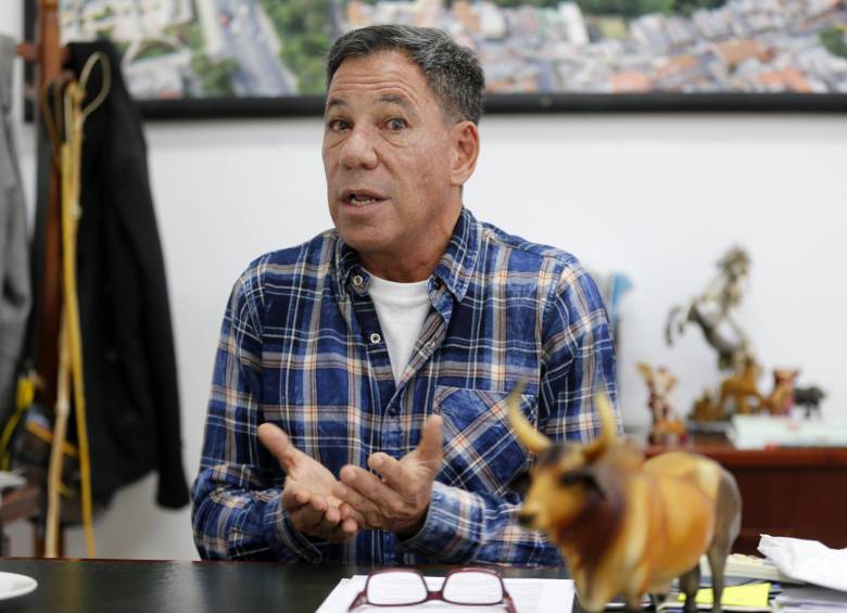 Jorge Mario Escobar es gerente de la Central Ganadera, que administra una de las mayores plantas de beneficio del país y la Feria de Ganados. FOTO Juan Antonio Sánchez
