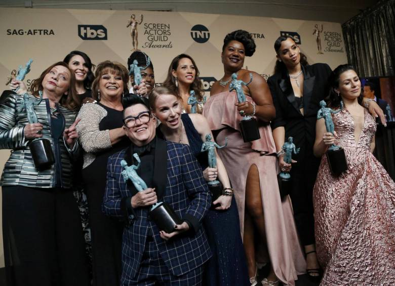 El elenco de Orange is the new black celebró el premio. FOTO Reuters