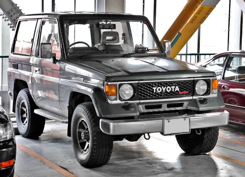 Toyota Land Cruiser 70 Light de 1984, que luego evolucionó a la Prado. FOTO Wikipedia