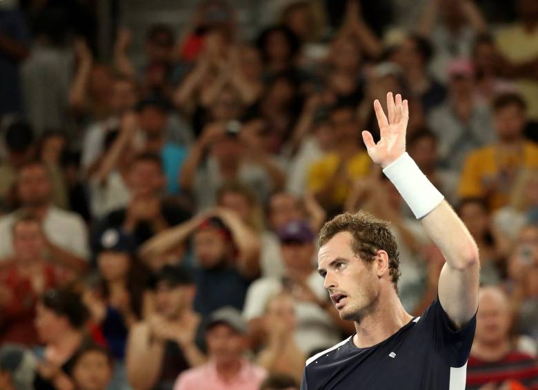 Pese a perder en primera ronda de Australia, Andy Murray fue ovacionado. ¿Se someterá a delicada cirugía de cadera? FOTO afp 