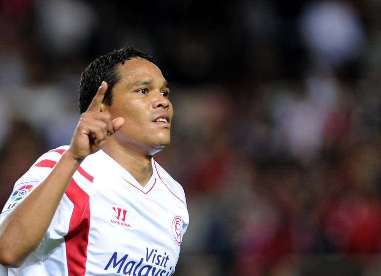 Carlos Bacca, delantero del Sevilla español. FOTO ARCHIVO