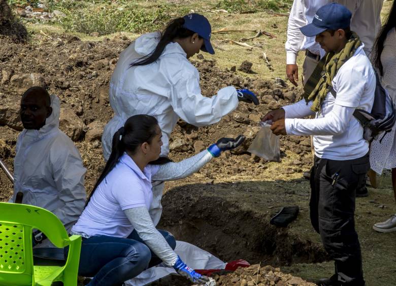 Las exhumaciones se realizaron entre lunes y martes de esta semana. FOTO JUAN ANTONIO SÁNCHEZ