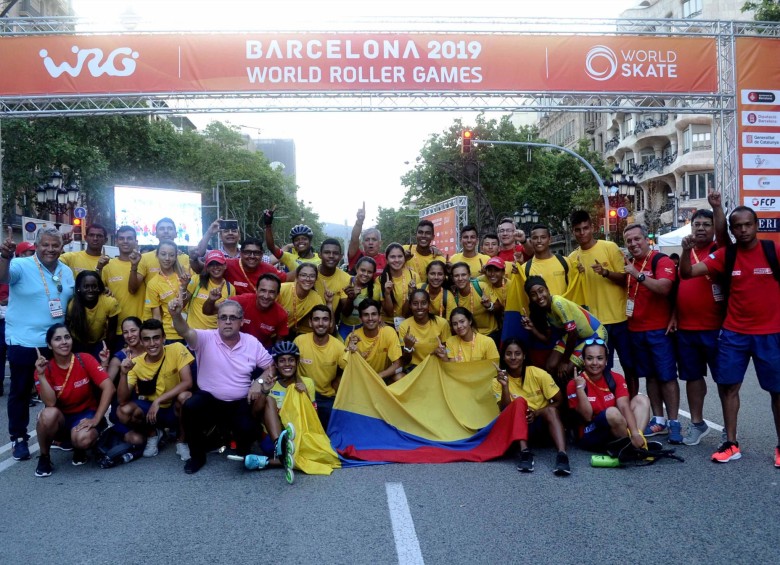 La Selección Colombia celebró su título 17 como campeón del mundo. FOTO CORTESÍA-FEDEPATÍN