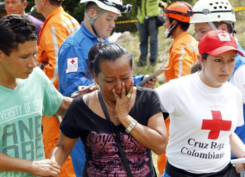 Hasta el momento los socorristas han encontrado cinco cuerpos de los 15 mineros desaparecidos.