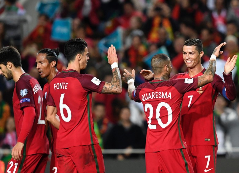 Un doblete de Cristiano Ronaldo propició el triunfo de Portugal ante Letonia. FOTO AFP