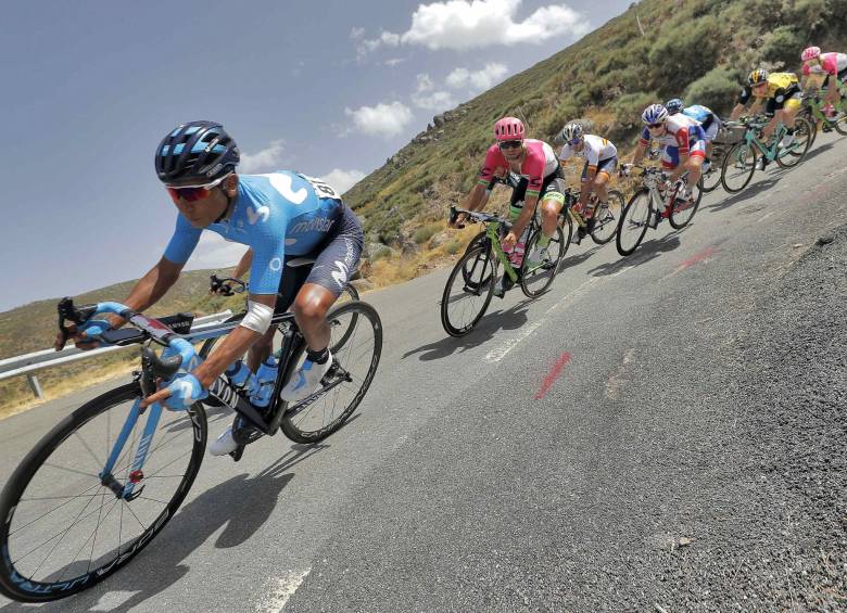 Nairo viene cumpliendo un destacado papel en la Vuelta a España. Marcha sólido entre los favoritos. FOTO EFE