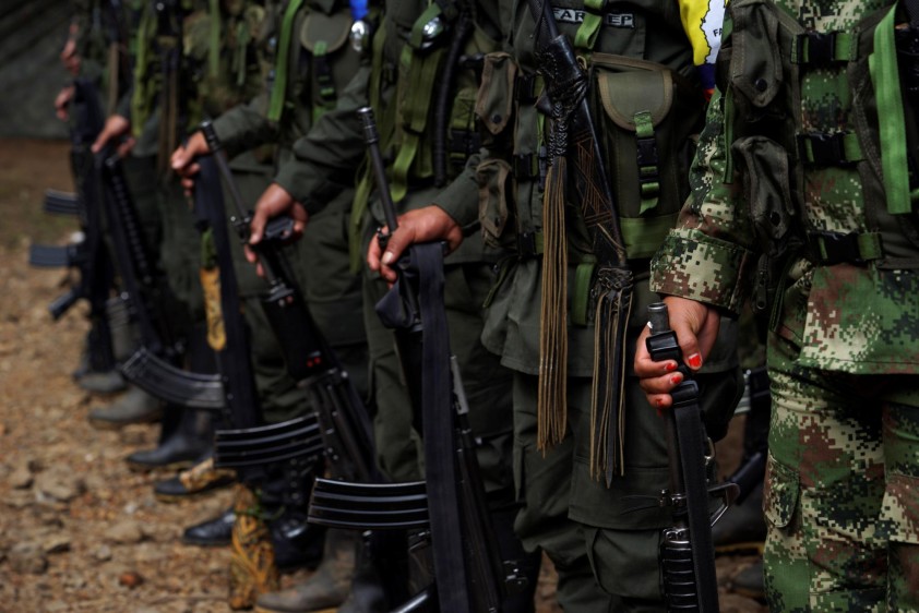 El proceso de entrega de armas de Farc avanza en las zonas veredales. FOTO FEDERICO RÍOS (REUTERS)