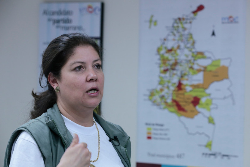 Alejandra Barrios, directora de la Misión de Observación Electoral (MOE). FOTO COLPRENSA.