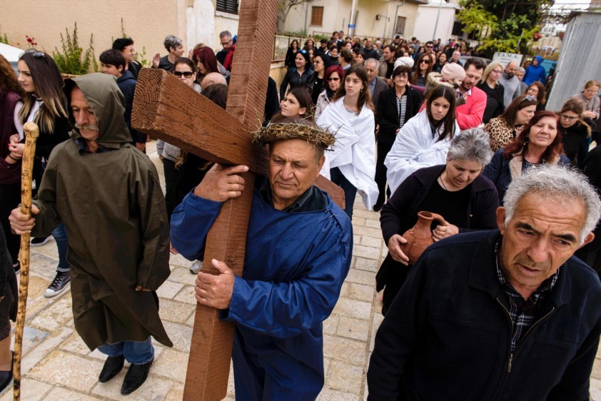 Viernes santo en Pafos, ciudad de la isla de Chipre. FOTO AFP