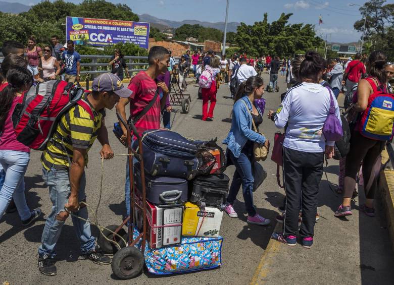 A Colombia llegarán más recursos desde Estados Unidos para soportar la crisis migratoria de venezolanos. FOTO: Julio César Herrera
