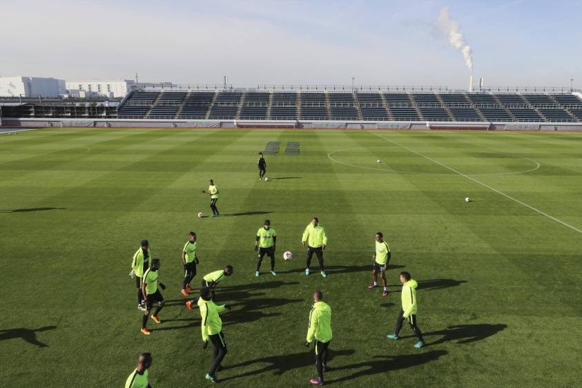 Cada entrenamiento en territorio japonés es una muestra de la determinación y las ganas del club antioqueño. FOTO ap