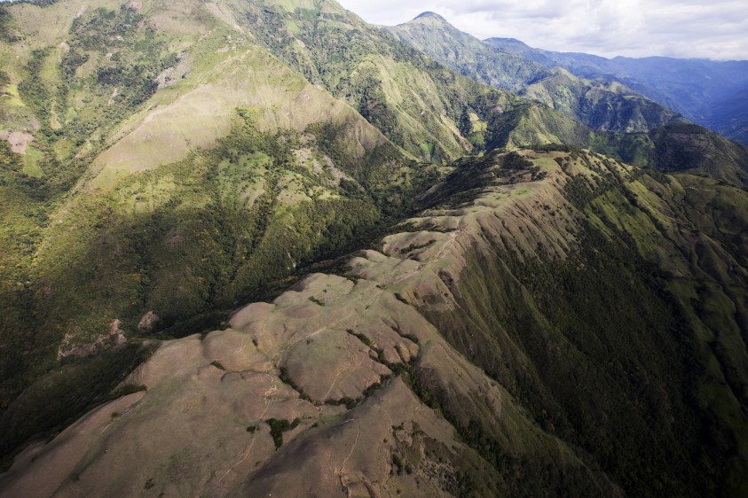 Quemas, deforestación y monocultivos causan erosión en montañas del norte de Antioquia. Foto: Esteban Vanegas