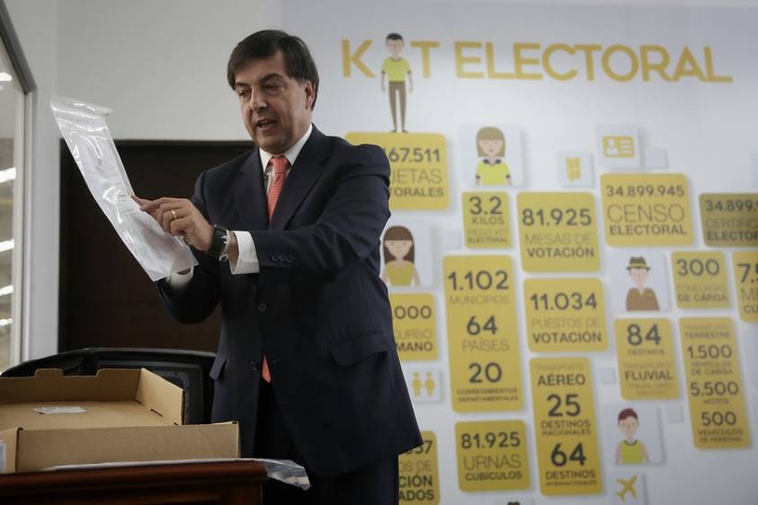 Juan Carlos Galindo, registrador nacional. FOTO Colprensa