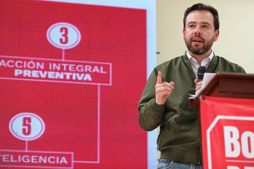 El candidato a la alcaldía de Bogotá, Carlos Fernando Galán. FOTO Colprensa.