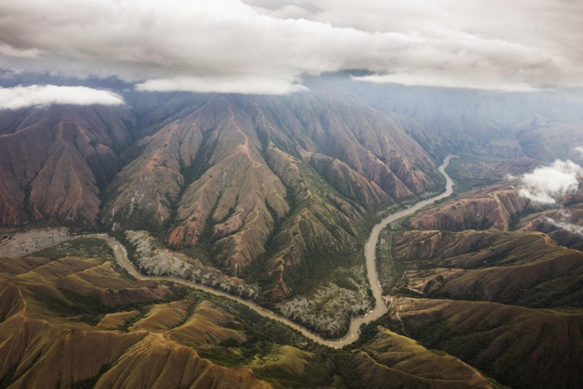  El río Cauca pasa por Antioquia e influencia el occidente y el norte del departamento. Foto: Esteban Vanegas