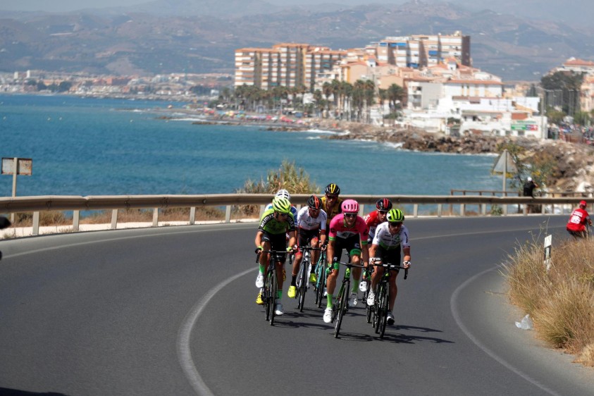 Benjamín King hizo valer la escapada para ganar la cuarta etapa de la Vuelta a España. FOTO EFE