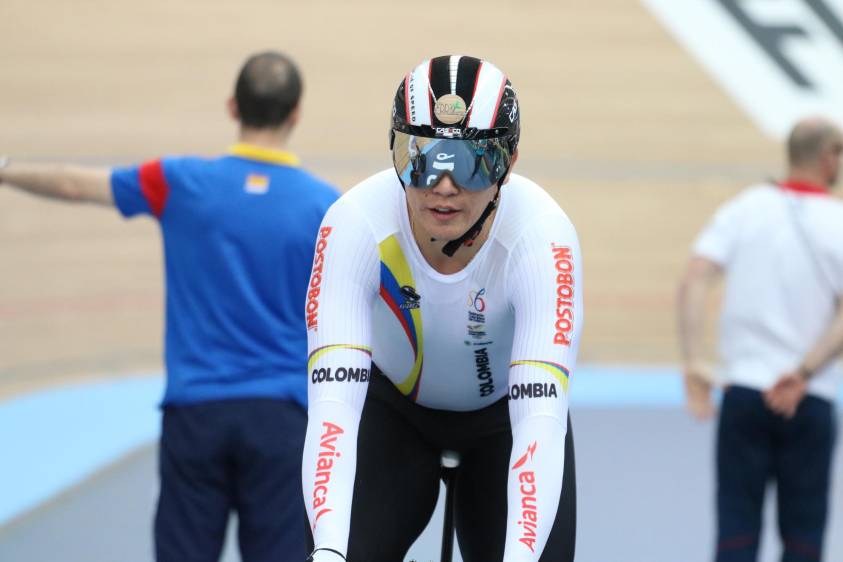 Fabián Puerta, ilusión en ciclismo de pista. FOTO colprensa