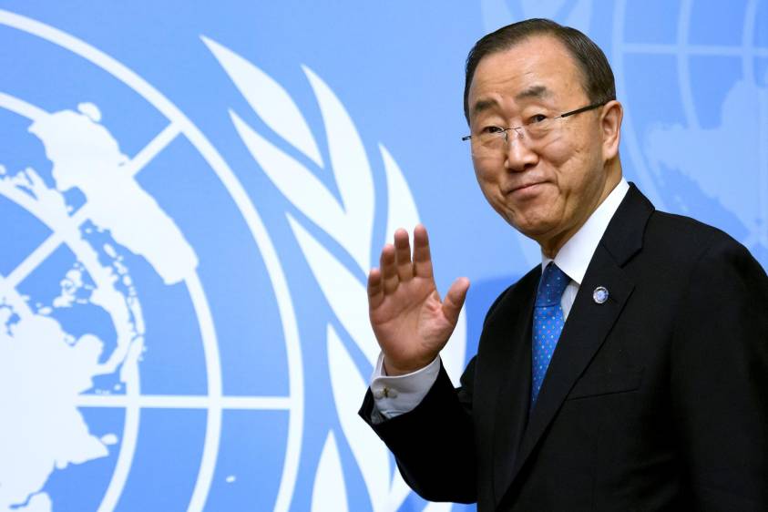 El secretario general de la ONU, Ban Ki-moon, le pidió a los colombianos “mantener la calma y evitar un retorno a la violencia”. Están revisando la situación de los observadores. FOTO afp