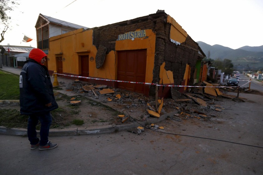 El epicentro del sismo fue a unos 290 kilómetros de Santiago. FOTO REUTERS