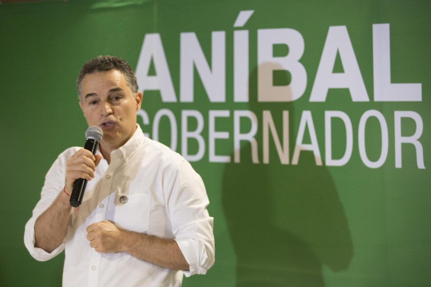 Aníbal Gaviria, candidato a la gobernación de Antioquia. FOTO: EDWIN BUSTAMANTE