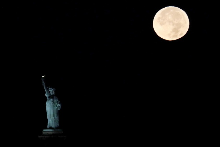 En la estatua de la Libertad, en Estados Unidos. FOTO AP
